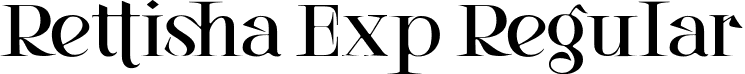 Rettisha Exp Regular font - Rettisha Expanded.ttf