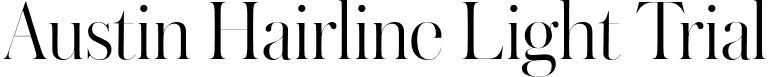 Austin Hairline Light Trial font - AustinHairline-Light-Trial.otf