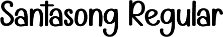 Santasong Regular font - Santasong.otf