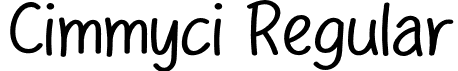 Cimmyci Regular font - Cimmyci-Regular.otf