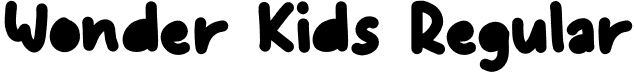 Wonder Kids Regular font - WonderKids-Regular.otf