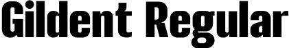 Gildent Regular font - gildent-xrl3j.otf