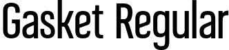 Gasket Regular font - Gasket.otf