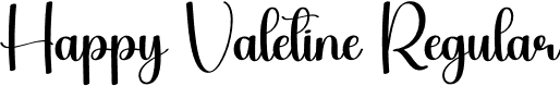 Happy Valetine Regular font - Happy-Valetine.otf