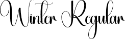 Winter Regular font - Winter.otf