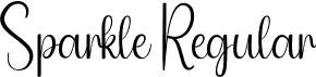 Sparkle Regular font - Sparkle.otf