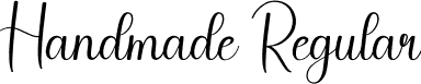 Handmade Regular font - Handmade.otf