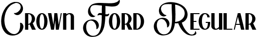 Crown Ford Regular font - crownfordregular-ogewp.ttf