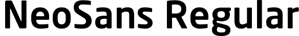 NeoSans Regular font - NeoSans-Medium.ttf