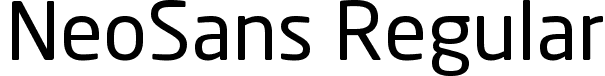 NeoSans Regular font - NeoSans.ttf