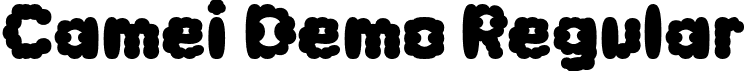 Camei Demo Regular font - Camei-Regular.otf