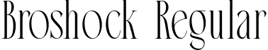 Broshock Regular font - broshockregular-vngg4.ttf