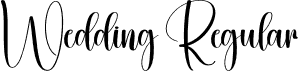 Wedding Regular font - Wedding.otf