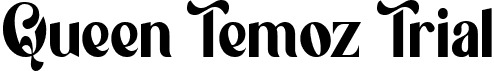 Queen Temoz Trial font - Queen-Temoz-Trial.ttf