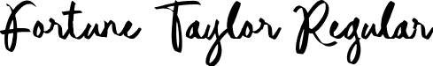 Fortune Taylor Regular font - Fortune-Taylor.otf