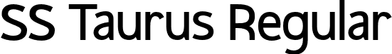 SS Taurus Regular font - ss-taurus.otf