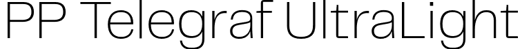 PP Telegraf UltraLight font - PPTelegraf-UltraLight.otf