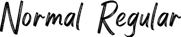 Normal Regular font - Brushways-VGAA0.ttf