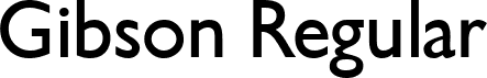 Gibson Regular font - Gibson-Regular.ttf