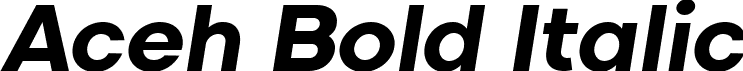 Aceh Bold Italic font - Aceh-Bold Oblique.ttf