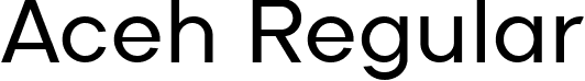 Aceh Regular font - Aceh-Regular.ttf