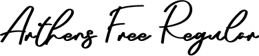 Arthens Free Regular font - ArthensFree.otf