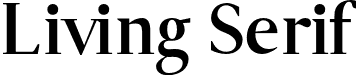 Living Serif font - Living Serif.otf