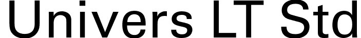 Univers LT Std font - UniversLTStd.otf