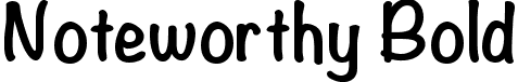 Noteworthy Bold font - Noteworthy-Bold.ttf