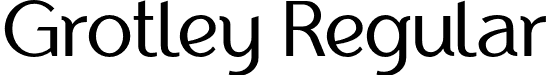 Grotley Regular font - Grotley-Regular.otf