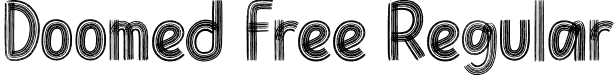 Doomed Free Regular font - Doomed Free.otf