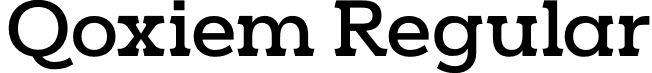 Qoxiem Regular font - Qoxiem-8MVeB.otf