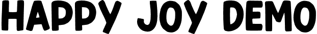 Happy Joy DEMO font - Happy-Joy-DEMO.otf