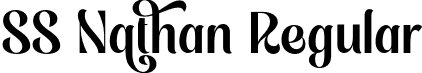 SS Nathan Regular font - SS Nathan.otf