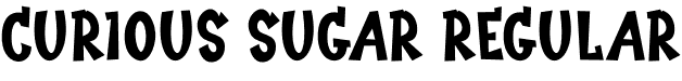 Curious Sugar Regular font - CuriousSugar-Regular.otf