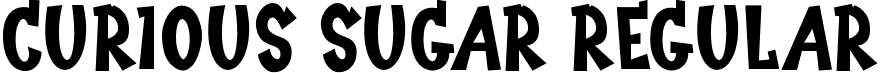 Curious Sugar Regular font - CuriousSugar-Regular.ttf