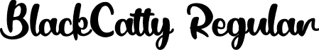 BlackCatty Regular font - Blackcatty-vmm3M.otf