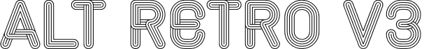 Alt Retro V3 font - Alt_RetroV3_Bold.otf