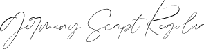 Germany Script Regular font - Germany-Script-Demo.ttf