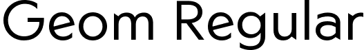 Geom Regular font - Geom-Variable.ttf