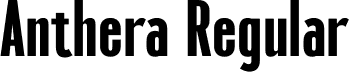 Anthera Regular font - Anthera.otf