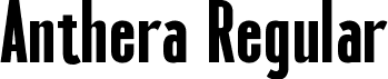 Anthera Regular font - Anthera.ttf