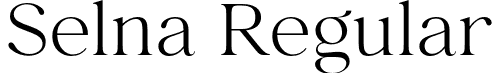 Selna Regular font - Selna-Regular.otf