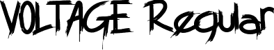 VOLTAGE Regular font - VOLTAGE.ttf