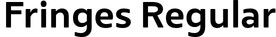 Fringes Regular font - Fringes.otf