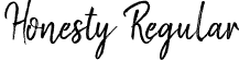 Honesty Regular font - Honesty.ttf