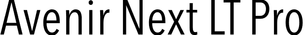 Avenir Next LT Pro font - AvenirNextLTPro-Cn.otf