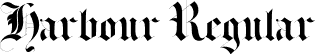 Harbour Regular font - Harbour-Regular.otf