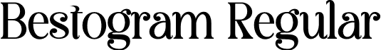 Bestogram Regular font - Bestogram.otf