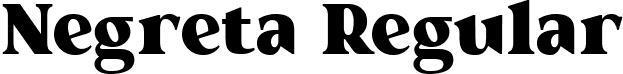 Negreta Regular font - Avelines Bold.ttf